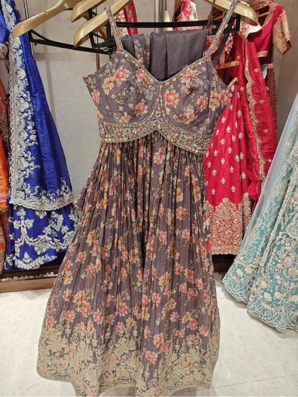 Floral Embroidered lehanga choli